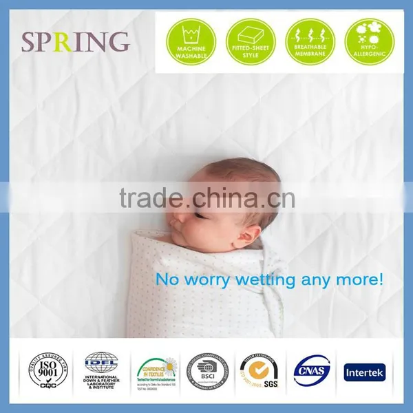 Crib Mattress Pad - Fits All Portable Crib Sizes Includes Pack N Play photo-4