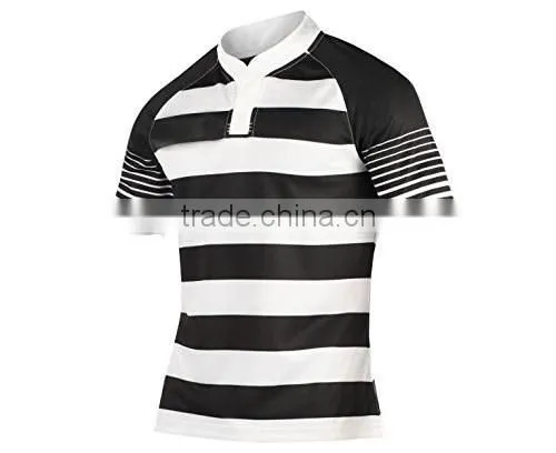 High Quality New Design Rugby Shirts 2015 Men's Rugby Jersey Fabric photo-4
