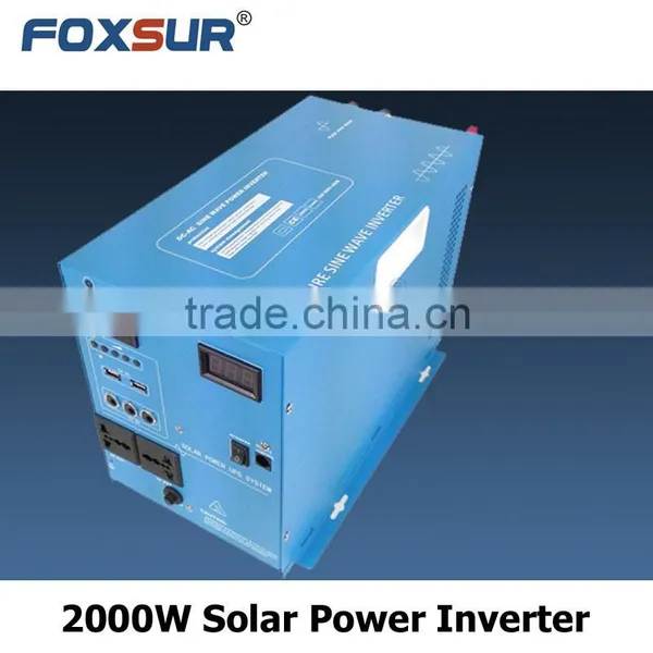2000W Home Use Pure Sine Wave Solar Inverter With PWM Solar Controller Digital Display 48V dc to 110V AC Superior Quality photo-2
