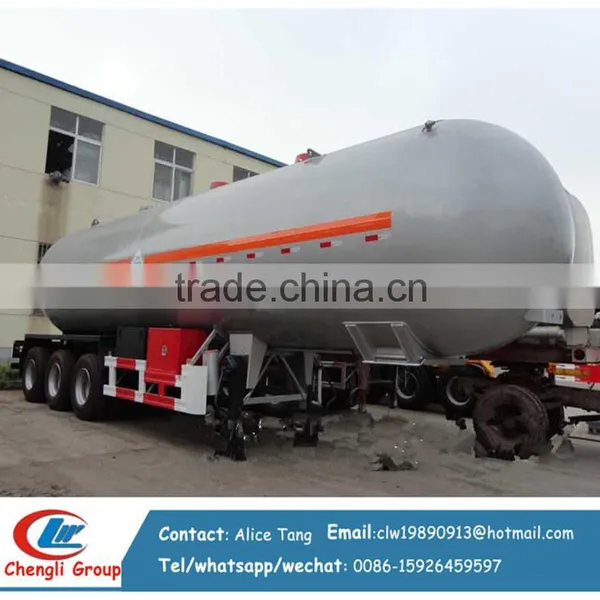 40CBM Propane Transport Trailers Lpg Tanker Trailers for Sale photo-2