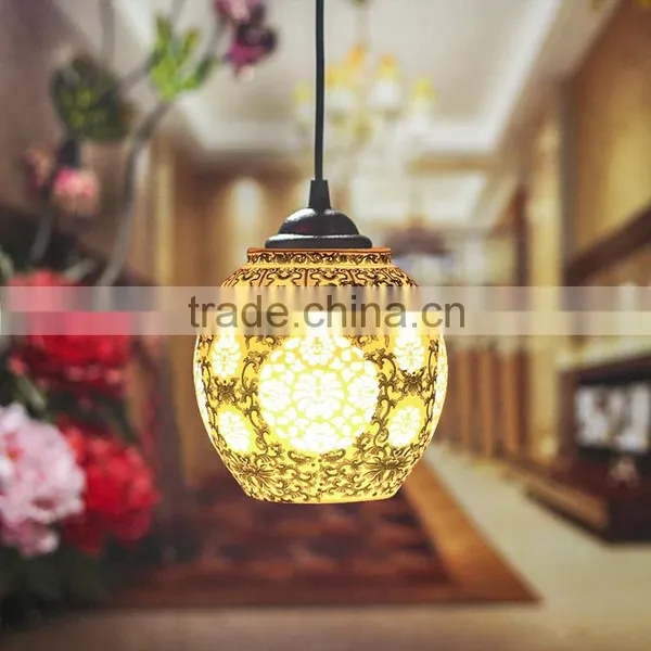 Jingdezhen Ceramic Linear Pendant Light Hanging Pendant Light photo-5