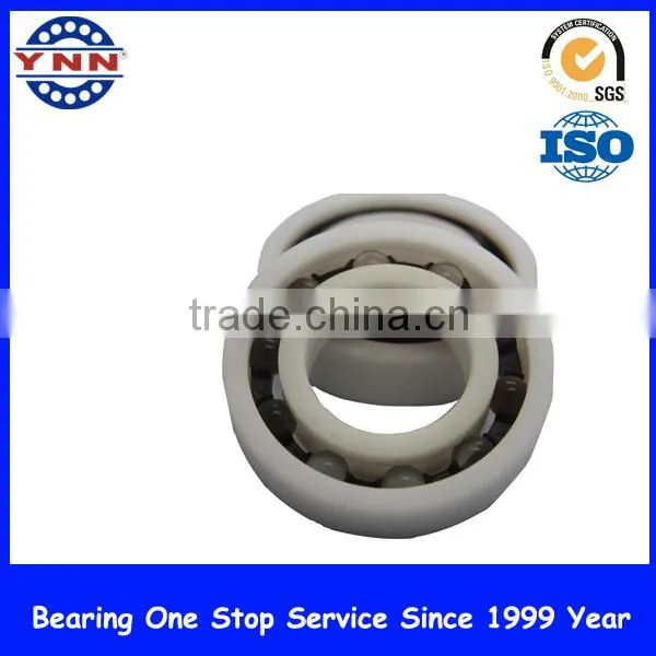 Anti-acid 6003 2RS POM Plastic Ball Bearing With PTFE Cage