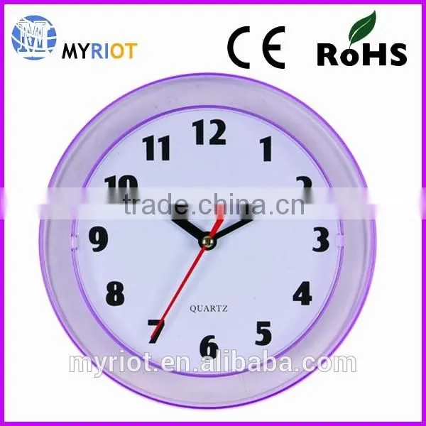Plastic Football Soccer Ball 7 Inch Wall Small Clock