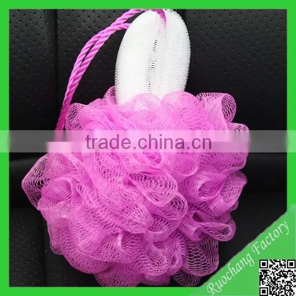 Newest Design Colorful pe Mesh Bath Sponge,body Bath Sponge Wholesale photo-2