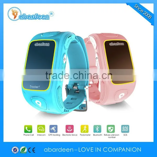 Wholesal Small Tracking Device Bracelete Phone Watch for Children
