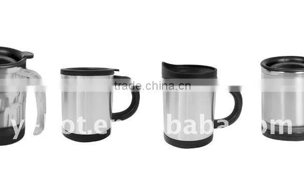 Stackable coffee mugs with rack