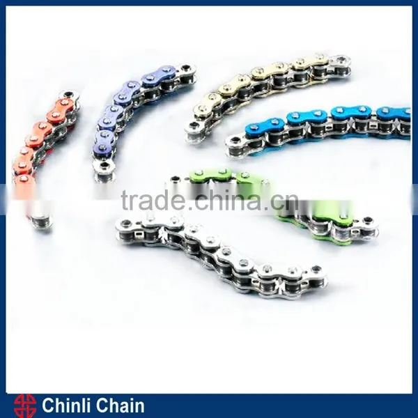 Standard Multicolored Motorcycle Chain, Durable Motorcycle Roller Chain photo-3