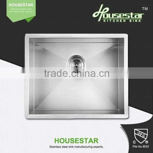 CUPC Certificate Direct Manufacturer Handmade Single Bowl Stainless Steel Kitchen Sink With Single Drainer --4944R photo-2