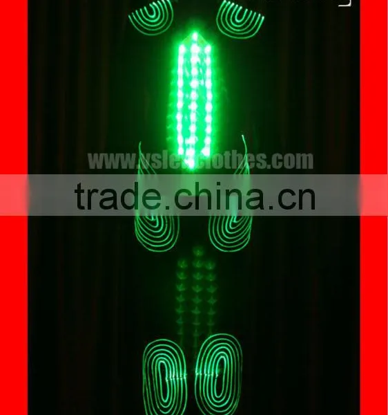 RGB Colorful Led Robot Suit,stage Show Light up Robot Costumes for Sale,fiber Optic Clothing Jacket for Performance photo-2