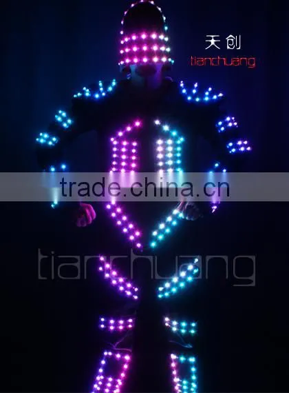 Wireless DMX512 Programmable LED Light Street Dance Clothes photo-3