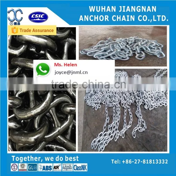 Galvanized Ship Anchor Chain With Stud, Marine Hardware 12.5mm -73mm photo-2