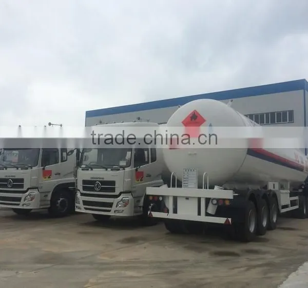 New Design Customized Best Sell Super Quality BPW 3 Axle 58.5m3 Lpg Tanker Trailer Truck photo-2
