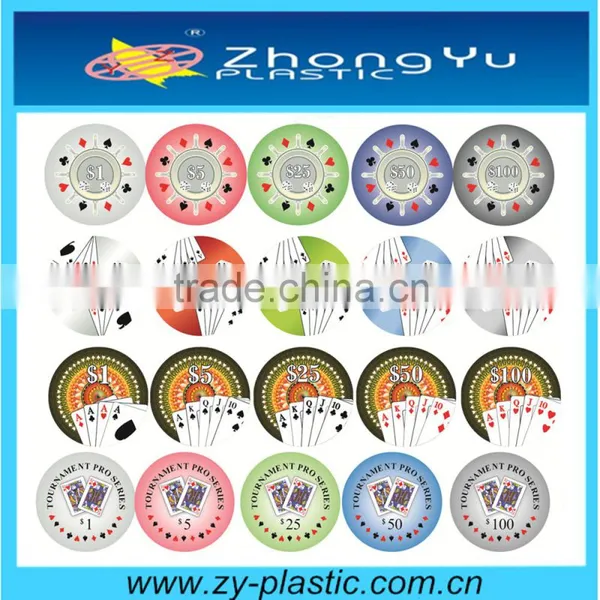Laser Sticker Poker Chip photo-3