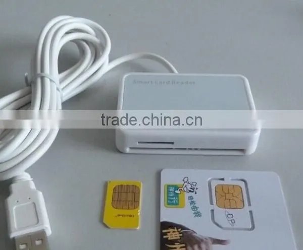 PC/SC Sim Card Reader, Smart Card Reader with USB Port