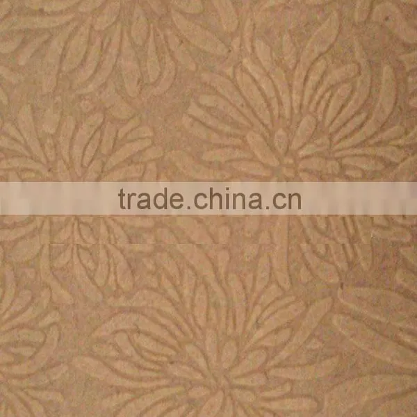 Embossed hardboard