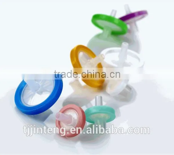 Syringe Filter 25mm ,13mm , 0.22um, 0.45um, 0.8um