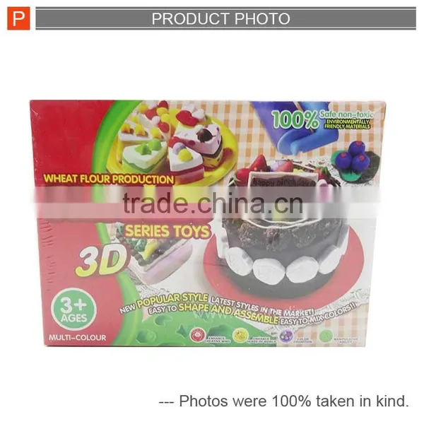Funny Plasticine Cake Mud Toys Kid Modeling Color Clay Tool Toys photo-5