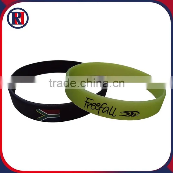 2016 Fashion Wholesale Adjustable Silicon Wristband,cheap Custom Sport Wristband Silicone photo-2