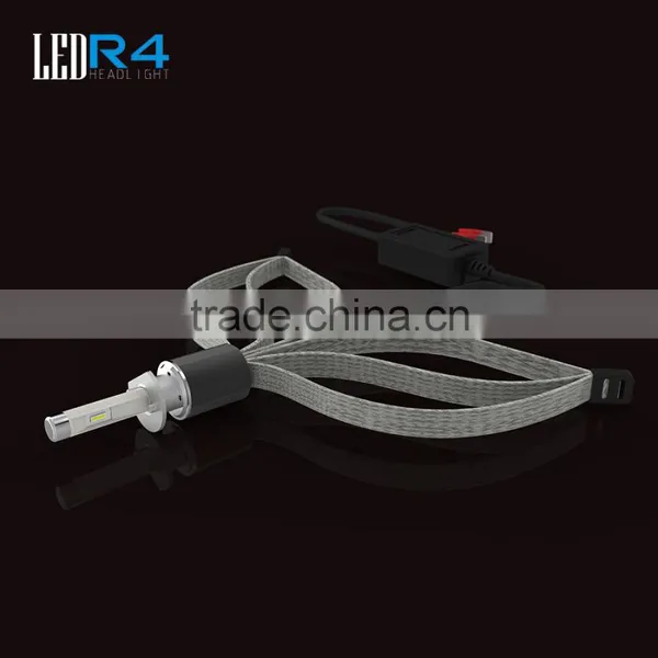 2x H1 60W/Set 7200LM P Hilips LED Car Auto 6000K White Fog DRL Driving Headlight Lamp Bulbs W/ Fast Cooling Belt photo-3