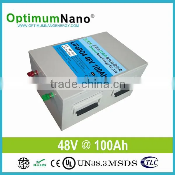 Lifepo4 Battery 48v 100ah High Rate Discharge Rechargeable Battery photo-2