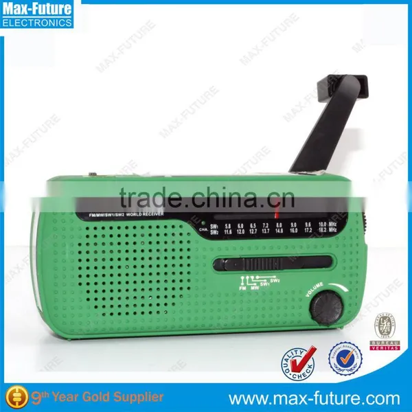 Hand Dynamo Radio Torch,AM/FM/Weather Band With Speaker photo-3
