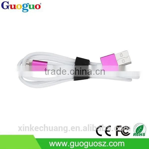 2015 New Products OEM/ ODM Colorful Round Micro USB Cable for Samsum Galaxym Lenovo, Xiaomi photo-4
