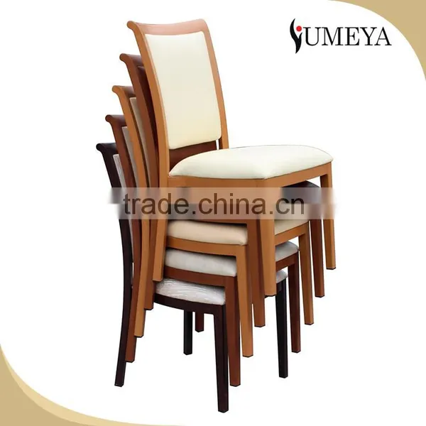 New Style Hotel Furniture Stackable Imitation Wood Banquet Chair photo-3