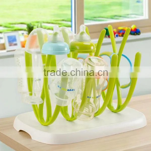 Wholesale 2015 BPA Free Plastic Folding Baby Bottle Drying Rack photo-2