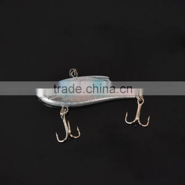 4pcs 4.5g 5cm VIB Vibration Minow Fishing Lure Hard Bait With 2 Treble Hooks Fishing Tackle photo-2
