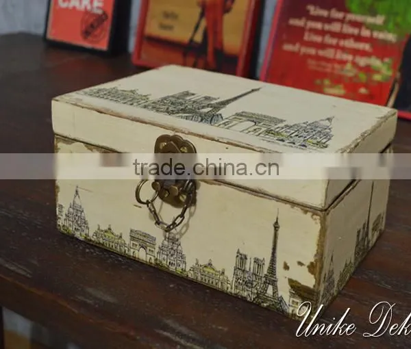 Wooden Vintage Style - Jewelry Box JB-001