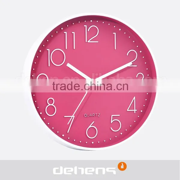 DEHENG 12 Inch Very Hot-sale Cheap Plastic Wall Clocks photo-2