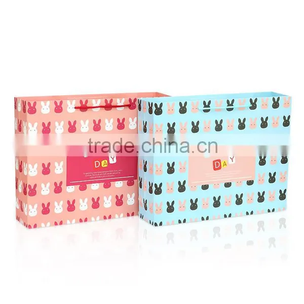 China Factory Wholesale Paper Gift Packaging Bag With Cute Printed