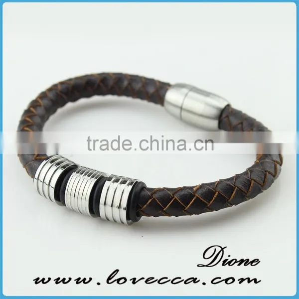 2016 Wholesale Fashion Mens Bulk Stingray Leather Bracelet photo-4