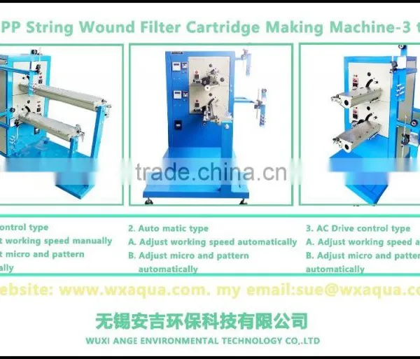 10"/20"/..70" PP Yarn Cartridge Winding Machine/Water Filter Cartridge Machine photo-2