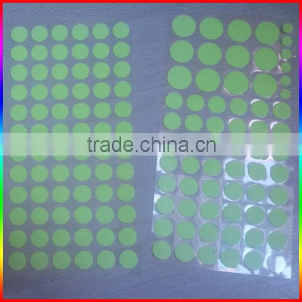 Green Glow in the Dark Round Dots Luminous Sticker photo-2