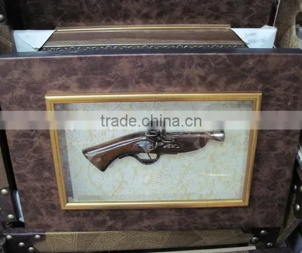 Handmade Wooden Pistols Painting Wooden Art photo-6