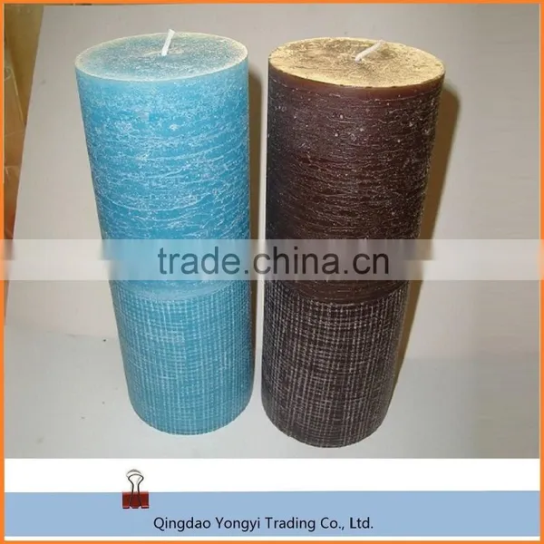 Rustic Decorative Pillar Candles/Cheap Pillar Candles/Giant Pillar Candles