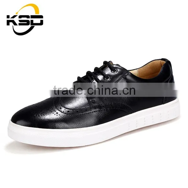 Men Casual Leather Shoes Non-Slipping Cheap Slip on Shoes For Men photo-4