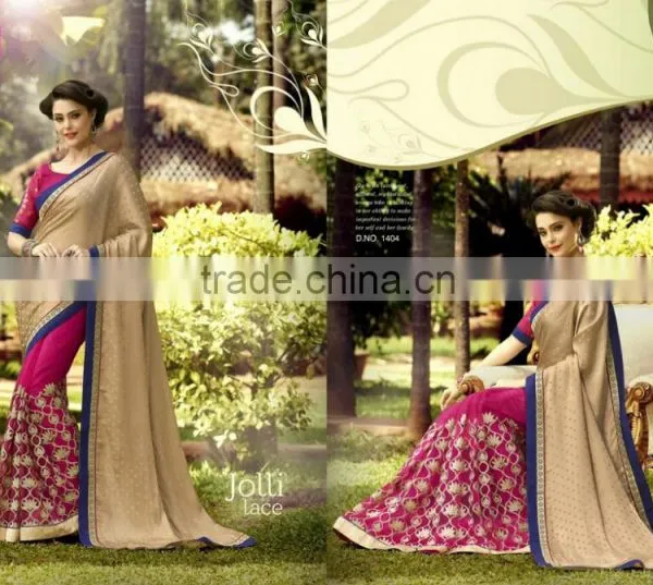 Black Color Saree Embroidery Work Done With Beautiful Red Color Pipeping Beauty Designer Sarees photo-6