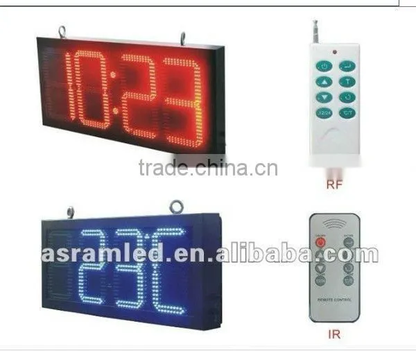 Hot cn Outdoor Led Clock Digital Temperature Display
