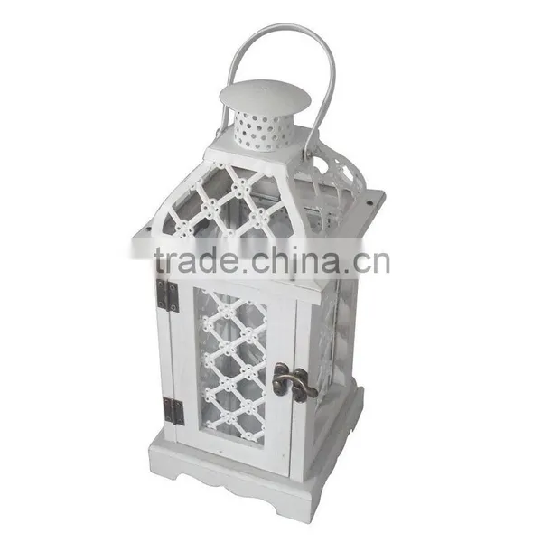 Spring Design Beaugiful Wooden Metal Lantern photo-2