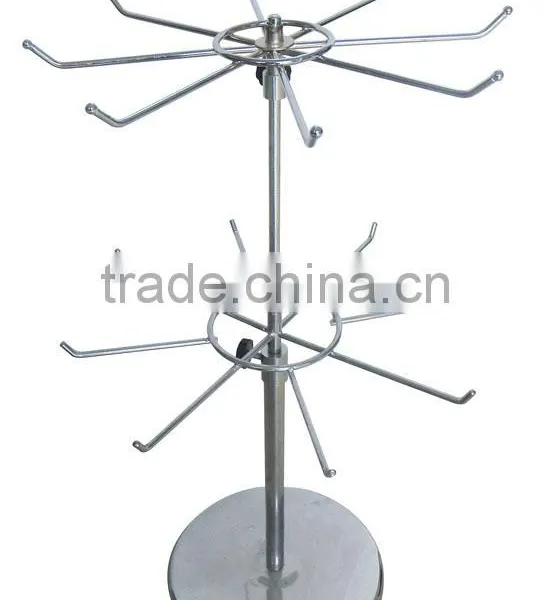 Chrome Metal Display Stand Rack Holder photo-4