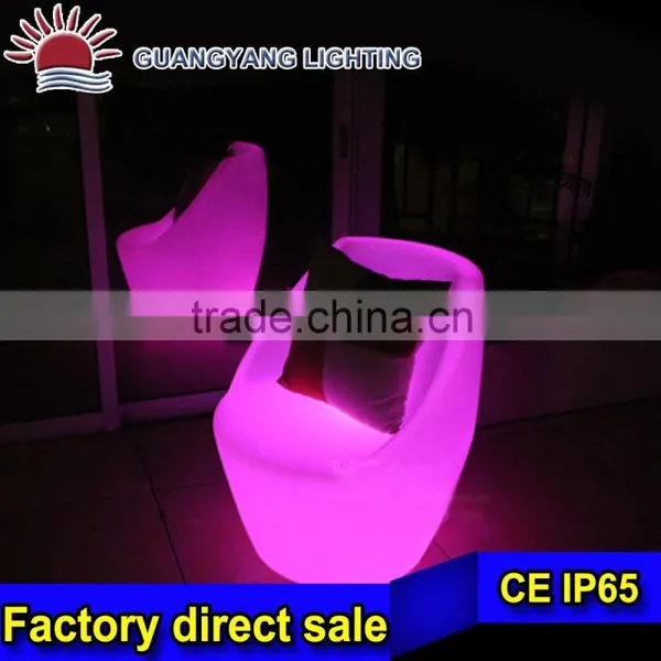 Light Luminous Led Rotational Outdoor Bar Tables And Chairs photo-3