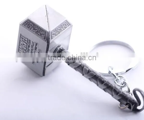 Newest Marvel Thor Keychain Thor Hammer Keychain Alloy Hammer of Thor Keychain photo-5
