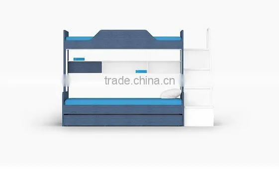 Modern Design Kids Bunk Bed With Cowboy Color photo-2