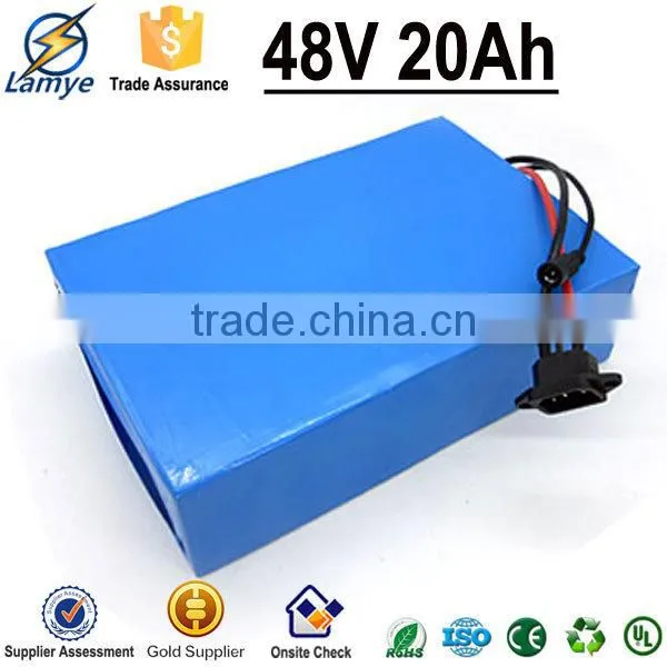 Hot Selling 9P13S Electric Scooter Battery Pack 48v 20Ah With Charger BMS 3.7V Samsung 18650 Cell photo-4