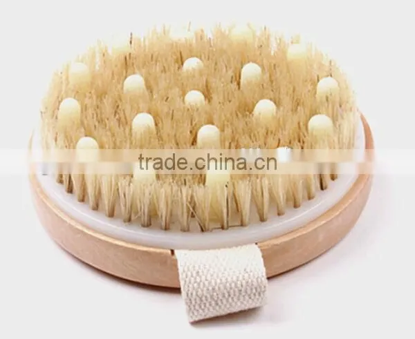 Wooden Bath Brush With Massager Dot photo-2
