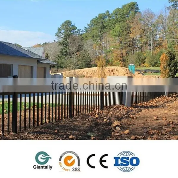 Powder Coating Black Aluminum Fencing Post