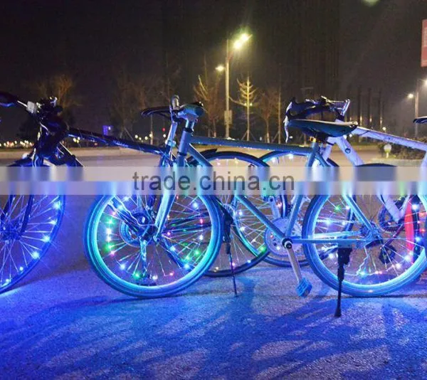 20 LED Bicycle Spoke Light Cycling Waterproof ABS Tire Tyre Wheel Bright Flashlight 6 Colors for MTB Road Bike photo-4