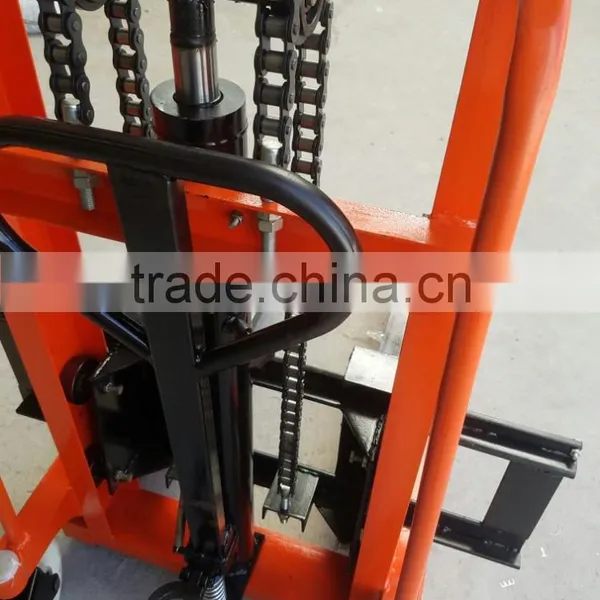 2000kg 1600mm Manual Hydraulic Hand Lift Stacker photo-5